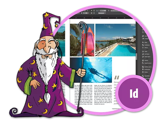 Adobe InDesign -harjoittelija