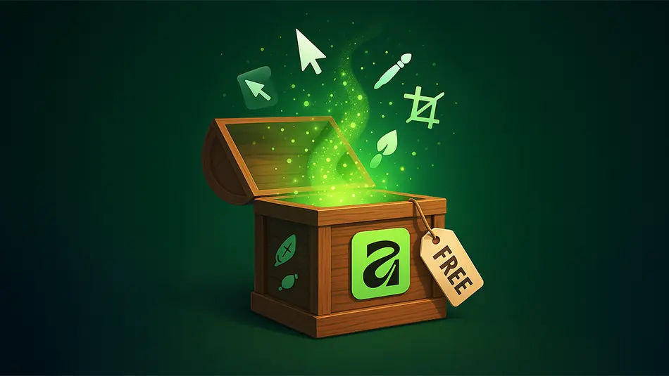 Affinity sisältää yhdessä ja samassa sovelluksessa kuvankäsittelyn, vektoripiirtämisen ja taittamisen.