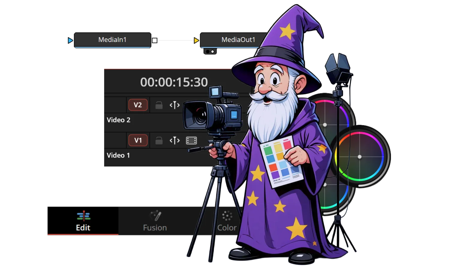 DaVinci Resolve -harjoittelija